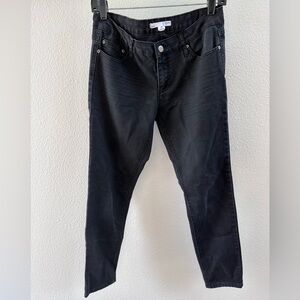 Black Cropped Jeans by 2.1 Denim